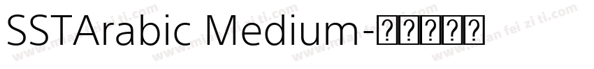 SSTArabic Medium字体转换